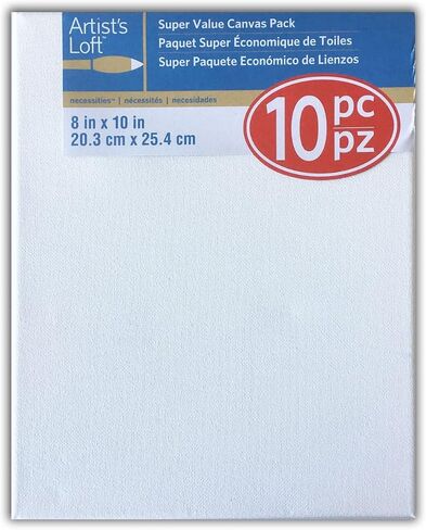 Michaels 6 Pack 10"; x 20"; Super Value Canvas Pack by Artist's Loft™ Necessities™ in Saudi Arabia