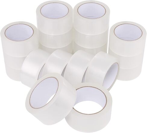 Lichamp Clear Packing Tape, 18 Rolls Heavy Duty Packaging Tape Refill for Moving Boxes, Mail Shipping Supplies, 1.88 inch x 55 Yard x 2.6 mil, A218TP in Saudi Arabia