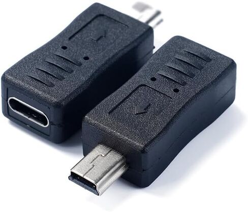 USB C to Micro USB Adapter, 2 Pack USB Type C Male to Micro USB Female Converter Adapter Suitable for Phone and Tablet (TypeC Male/Micro Female) in Saudi Arabia