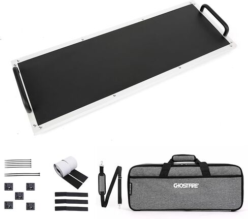 Ghost Fire Guitar Pedal Board Aluminum Alloy Effect Pedalboard with Carry Bag F-STANDARD1.5 in Saudi Arabia