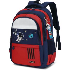 Kids Backpack Astronaut Elementary School Backpacks for Boys Girls, Children's School Bag Bookbag (Green)