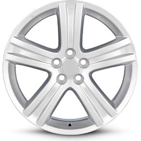 For 2014-2016 Toyota Corolla 17 Inch Black Machine Face Aluminum Rim - OE Direct Replacement - Road Ready Car Wheel