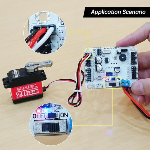 وحدة تحكم وحدة اختبار محرك مؤازر PWM مع منفذ USB للحماية من التيار الزائد للروبوت DIY (32 قناة بمقبض) in Kuwait