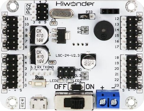 وحدة تحكم وحدة اختبار محرك مؤازر PWM مع منفذ USB للحماية من التيار الزائد للروبوت DIY (32 قناة بمقبض) in Kuwait