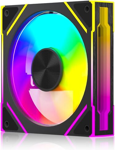Star Stone V2 ARGB Reverse WH Computer Case Fans,Double Sided Infinity Mirror Design, 120mm CPU Fan PWM 1850RPM HDB Bearing for PC Chassis&CPU Cooler&Desktop Case Fan in Saudi Arabia