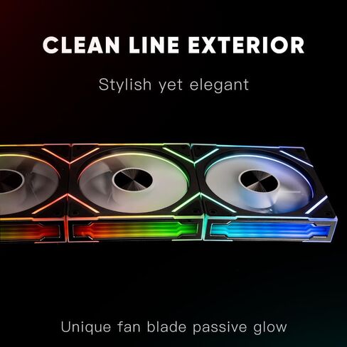 Star Stone V2 ARGB Reverse WH Computer Case Fans,Double Sided Infinity Mirror Design, 120mm CPU Fan PWM 1850RPM HDB Bearing for PC Chassis&CPU Cooler&Desktop Case Fan in Saudi Arabia