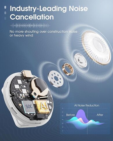 BOYA Omic-U ميكروفون لاسلكي Lavalier لإلغاء ضوضاء الهاتف Android من النوع C، عمر بطارية 5 ساعات، 164 قدم، حقيبة شحن USB-C ميكروفون بودكاست لاسلكي لتسجيل الفيديو، تسجيل الفيديو in Kuwait