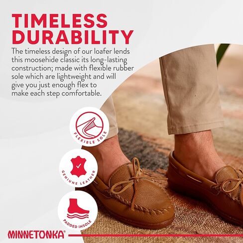 Minnetonka Men's Moosehide Classic Moccasin in Saudi Arabia