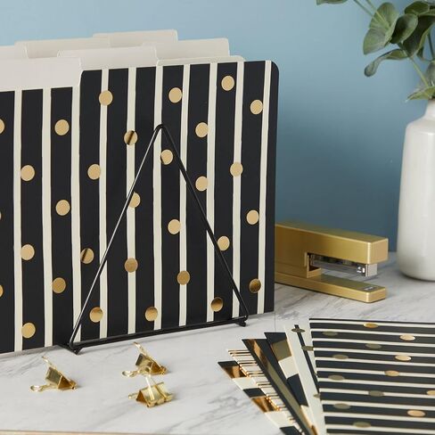 Geometric Marble File Folders, Rose Gold Office Supplies (Letter Size, 12 Pack) in Saudi Arabia