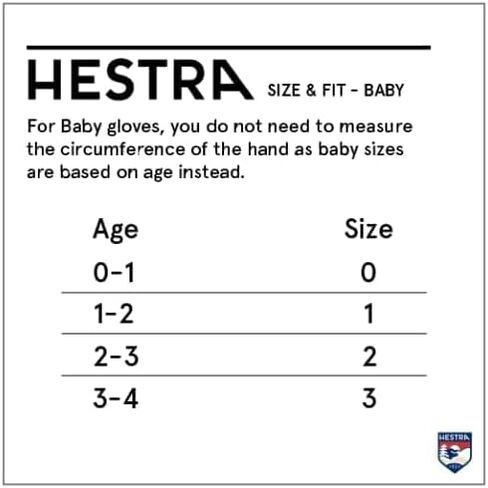 Hestra Pancho Baby MItt (Child 0-4yrs) I Kids Cashmere Wool Mitten for Winter Weather in Saudi Arabia