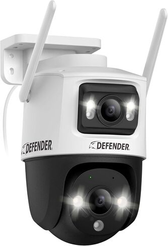 AI Powered Guard Pro 3K Plus Dual Lens PTZ WiFi 6, Plug & Play Security Camera, Human/Vehicle Detection, AI Auto-Tracking, Bluetooth, Includes 64GB SD Card and 3 Year Warranty in Saudi Arabia