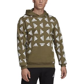 adidas All Over Print Fleece Hoodie - Mens Casual