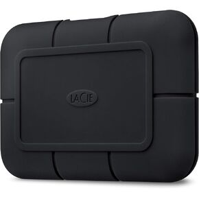 LaCie Rugged SSD Pro 1TB Solid State Drive — USB-C Thunderbolt 3, Drop Shock Dust Water Resistant, for Mac and PC Computer Desktop Laptop, 1 Mo Adobe CC (STHZ1000800)