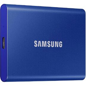 Samsung T7 Portable SSD 2TB - Up to 1050MB/s - USB 3.2 External Solid State Drive, Blue (MU-PC2T0H/AM)