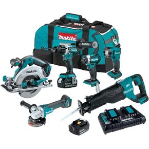 ماكيتا XT616PT 18V LXT® ليثيوم أيون بدون فرش لاسلكي 6 قطع. مجموعة كومبو (5.0 أمبير)