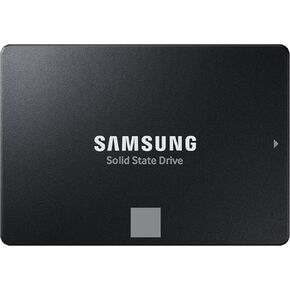 سامسونج هارد SSD داخلي 870 ايفو 500 جيجابايت 2.5 بوصة ساتا III MZ 77E500B/AM، اسود