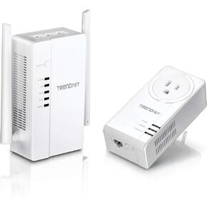 TRENDnet Wi-Fi Everywhere Powerline 1200 AV2 Dual-Band AC1200 Wireless Access Point Kit, TPL-430APK, Includes 1 x TPL-430AP and 1 x TPL-423E, Dual-Band Wireless AC1200 Access Point,3 x Gigabit Ports