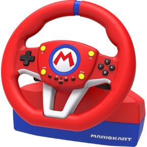 Hori Nintendo Switch Mario Kart Racing Wheel Pro Mini By - Officially Licensed By Nintendo - Nintendo Switch