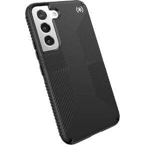 Speck Products Presidio2 Grip Samsung Galaxy S22 Case, Coastal Blue/Black/Storm Blue