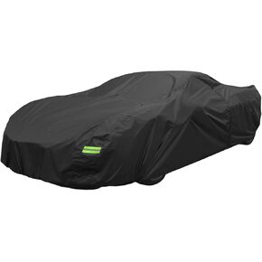 X AUTOHAUX Waterproof Car Cover for Volkswagen Beetle Bug-Sedan 2-Door 1960-1980 All Weather Beetle Full Car Cover with Door Zipper for Outdoor Windproof Sun Rain Protection