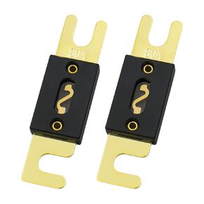 Baomain Bolt Fuse ANL-B 80A 80Amp for Car Vehicles Audio System Sheet Gold Tone RoHS Pack of 10
