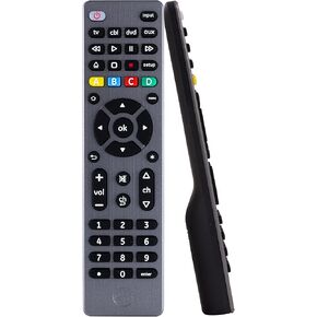 GE Universal Remote Control for Samsung, Vizio, LG, Sony, TCL, Roku, Apple TV, TCL, Panasonic, Smart TVs, Streaming Players, Blu-ray, DVD, 4-Device, Graphite, 33711