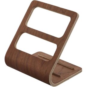 Yamazaki Home Remote Holder - Wooden Home Storage Caddy - Wood, Walnut