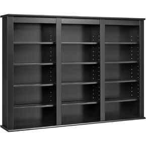 Prepac Triple Wall Mounted Storage Cabinet, Espresso