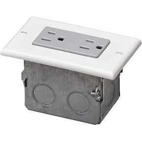 Leviton 47605-ACS J-Box Surge Protective Kit - Single AC Power Module,White/Blue