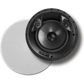 Polk Vanishing Series 80 F/X-LS in-Ceiling Surround Speaker (Pair), 8" Dynamic Balance Driver & (2) 0.75" Ring-Radiator Tweeter, Dual-Port Bandpass Enclosure, Rotating Cam System
