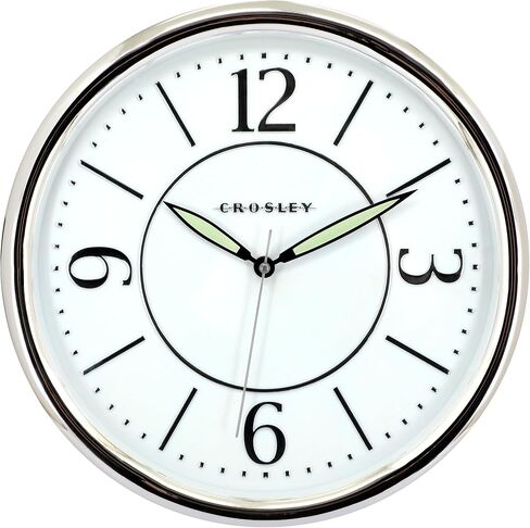 Crosley Modern Gold & Wood Wall Clock in Kuwait
