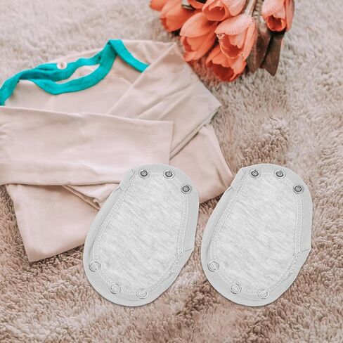 Alasum 4pcs Baby Bodysuit Extender for Baby Boys Girls Kids Romper Crotch Extenter Bodysuit Jumpsuit Diaper Romper Lengthen in Kuwait