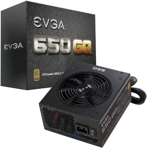 EVGA 210-GQ-0750-V1 750 GQ, 80+ GOLD 750W, Semi Modular, EVGA ECO Mode, 5 Year Warranty, Power Supply, Black in Saudi Arabia