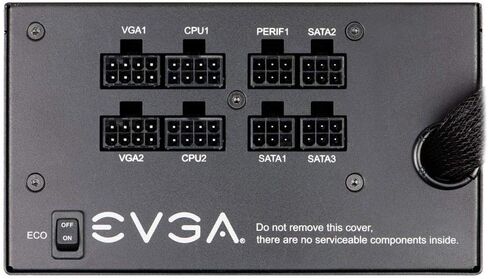 EVGA 210-GQ-0750-V1 750 GQ, 80+ GOLD 750W, Semi Modular, EVGA ECO Mode, 5 Year Warranty, Power Supply, Black in Saudi Arabia