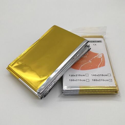 Emergency Blankets for Survival Blanket, Safe Emergency Mylar Thermal Blankets, Space Blanket Thermal Blanket Emergency Perfect for Outdoors, Hiking, Survival, Marathons or First Aid in Saudi Arabia