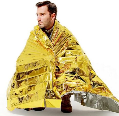 Emergency Blankets for Survival Blanket, Safe Emergency Mylar Thermal Blankets, Space Blanket Thermal Blanket Emergency Perfect for Outdoors, Hiking, Survival, Marathons or First Aid in Saudi Arabia