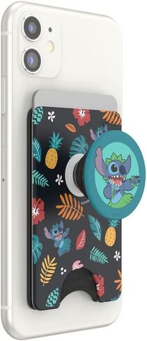 PopSockets PopWallet+: Swappable and Repositionable Wallet - Mickey Pattern in Kuwait