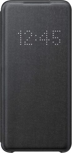 جراب Samsung Galaxy S20، غطاء محفظة LED - أبيض (إصدار أمريكي مع الضمان) in Kuwait