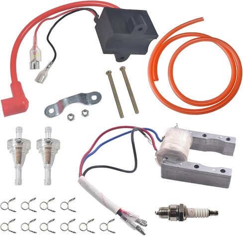 ملف إشعال CDI عالي الأداء من jtfrkope + ملف مغناطيسي لمحرك 49cc-80cc ثنائي الأشواط دراجة دراجة بمحرك in Kuwait