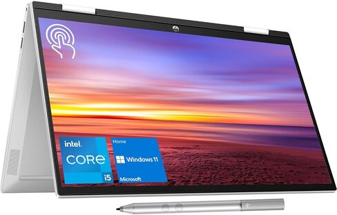 كمبيوتر محمول HP-14 بوصة - Microsoft Office 365 - كمبيوتر محمول للطلاب المدرسي - Windows 11 - معالج Intel رباعي النواة - USB C - عمر بطارية طويل - خفيف الوزن - صغير - كابل HDMI (ذاكرة الوصول العشوائي 32 جيجابايت | 1 تيرابايت PCIE SSD) in Saudi Arabia