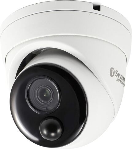 Swann 4K Indoor/Outdoor Security Camera System, 6 Bullet & 6 Dome PoE Cameras 16 Channel NVR 2TB HDD Wired Surveillance CCTV, Motion Sensor Lights, Color Night Vision, Siren, SONVK-1686806FB6D in Saudi Arabia