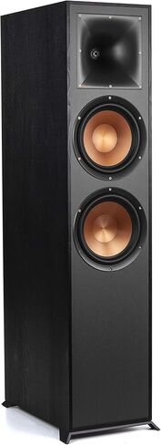 مكبر صوت Klipsch Reference R-820F على الأرض لأنظمة المسرح المنزلي مع مكبرات صوت مزدوجة مقاس 8 بوصات، ومكبرات صوت برجية مع انعكاس الجهير عبر منافذ Tractrix الخلفية باللون الأسود in Kuwait