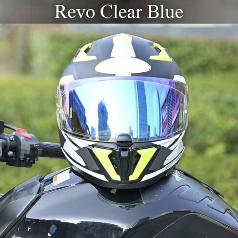 Logto Motorcycle Helmet Visor for I70 HJ-31 Helmet Visor Replacement Uv Protection Anti-Scratch, Universal (Rainbow) in Kuwait