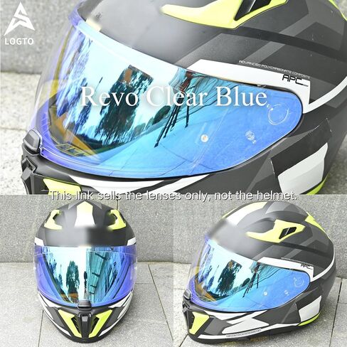 Logto Motorcycle Helmet Visor for I70 HJ-31 Helmet Visor Replacement Uv Protection Anti-Scratch, Universal (Rainbow) in Kuwait