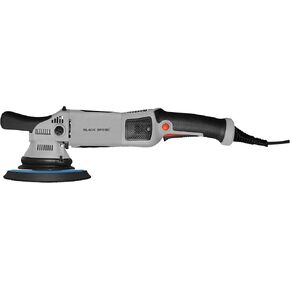 Nanoskin Black Speed 15mm Long-Throw Random Orbital Polisher - 750W, 7.5-Amp Motor, Bosch™ Bearing Construction, Vented Flexible Backing Plate | for Automotive Paint, Glass, Metal Surfaces Detailing
