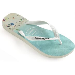 Havaianas Men's Flip Flop Sandals, White, 6/7 UK