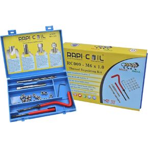 RAPI-Coil M10 x 1.25 Thread Repair Kit Stainless Steel 304 High-Speed Steel M2