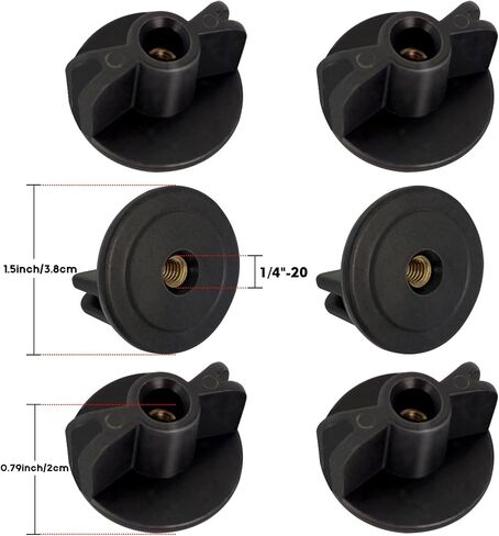Kayak Knob Nuts Hardware, Kayak Rail Track Screws Track Nuts, Stainless Steel Kayak Screws, Outdoor Parts Tool Rails Bolts for Canoe Boat. in Saudi Arabia