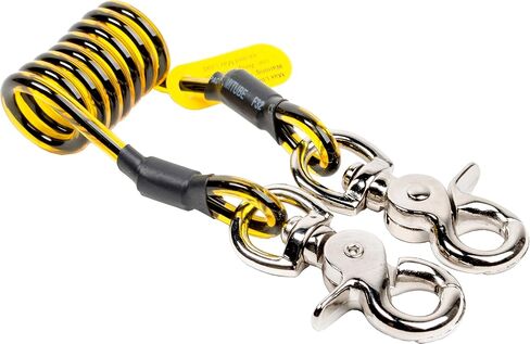 3M - EXT-T2TCOIL DBI-SALA للحماية من السقوط للأدوات، 1500067، حبل ملف Trigger2Trigger، مع مادة الفينيل خفيفة الوزن، أزرار كبس على جانبي الحبل in Saudi Arabia