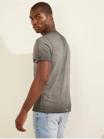GUESS Men's Short Sleeve BSC La Stencil Tee in Saudi Arabia